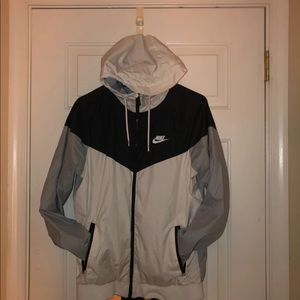 Nike zip up wind breaker